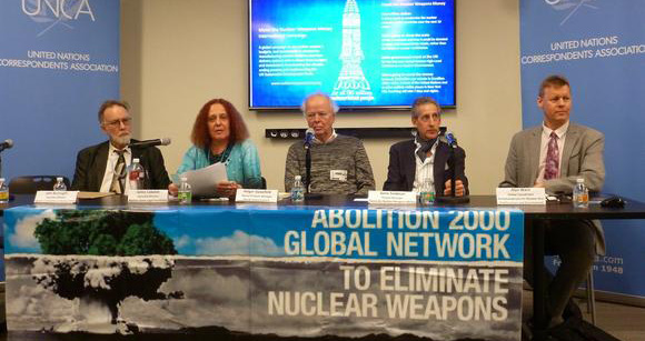Activists lock onto nuclear weapons spending